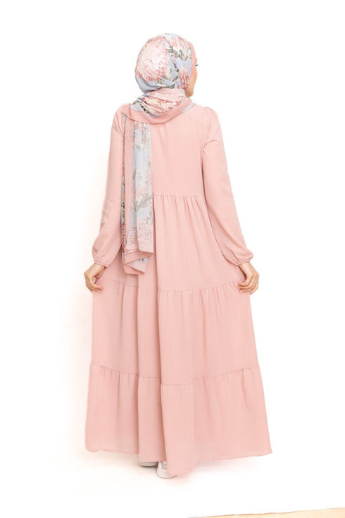 Tan Basic Dress - Khotwh